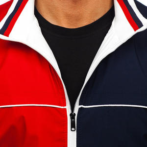 Vente directe en usine blousons bombardiers pour hommes de couleur unie/prix raisonnable blousons bombardiers pour hommes coupe ajustée taille personnalisée - Product Image 4