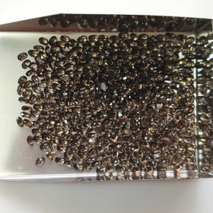 ควอตซ์สโมคกี้ธรรมชาติ 3x2 มม. ทรงรี คุณภาพดีที่สุด สำหรับทำเครื่องประดับ - Product Image 3