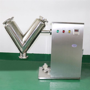 Les fabricants de mélangeur de type V en acier inoxydable fournissent un mélangeur de particules de poudre - Product Image 5