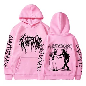 เสื้อมีฮู้ดสำหรับผู้ชายสีทึบผ้าคอตตอนผสมดีไซน์ลูกค้าได้อย่างรวดเร็ว - Product Image 3