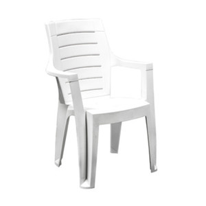 Poltrona con Braccioli 'Cleopatra' Bianca 60x56 H 89 Cm - Product Image 1
