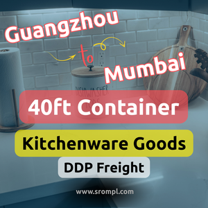 Fret DDP de Guangzhou à Mumbai pour conteneurs de 40 pieds de matériel de cuisine - Product Image 1