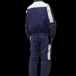 Survêtement en nylon 100% à la mode avec logo OEM pour hommes, coupe-vent décontracté, ensemble de 2 pièces, survêtements patchwork à blocs de couleurs pour l'hiver - Product Image 5