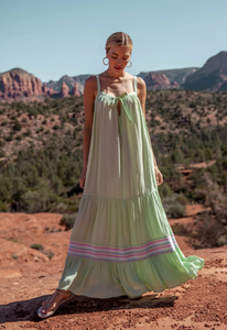 Vente en gros de coton modeste de haute qualité confortable col en V bouton avant sans manches ceinture femmes tenue décontracté robes à bas prix - Product Image 4