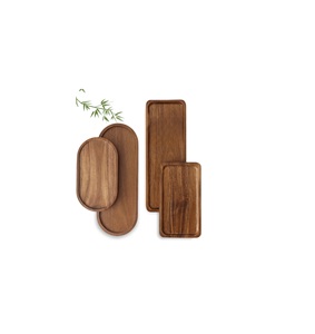 ถาดไม้ทำด้วยมือแบบดั้งเดิมที่สร้างขึ้นสำหรับบริการอาหารและเครื่องดื่มที่ทันสมัยในบ้านร้านอาหารและคาเฟ่ - Product Image 1