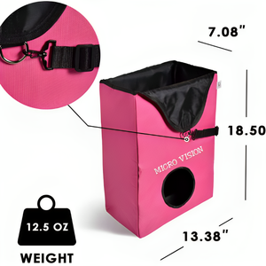 Selle de dressage en nylon robuste de haute qualité équitation sac de foin à alimentation lente conçu pour les chevaux équestres - Product Image 2