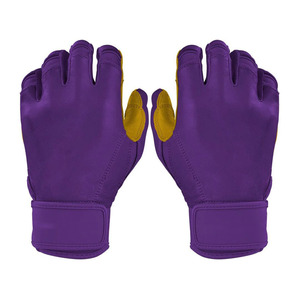 Guantes de bateo de béisbol de softbol de práctica profesional para hombres El mejor diseño liso Guantes de béisbol de material de alta calidad para hombres - Product Image 1