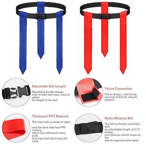 Ceinture de football personnalisée de qualité supérieure, durable, résistante à la décoloration, à séchage rapide, facile à fixer, pour les matchs en plein air, les ligues de jeunes - Product Image 3