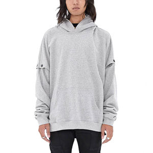 เสื้อฮู้ดแขนถอดออกได้สำหรับผู้ชายขนาดผู้ใหญ่เสื้อลำลองแบบใหม่ - Product Image 2