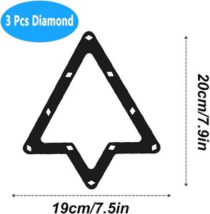 Xmlinco 6 pièces Support <span class=keywords><strong>de</strong></span> rangement <span class=keywords><strong>de</strong></span> billes <span class=keywords><strong>de</strong></span> <span class=keywords><strong>billard</strong></span> <span class=keywords><strong>magique</strong></span> ultra-fin pour 9/10 billes - Product Image 2