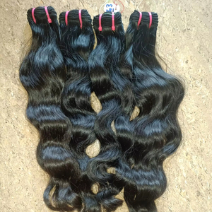 High Quality Hair <b>Extension</b>, Raw Indian Hair Directly From India - Product Image 1