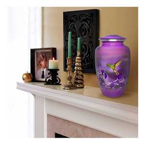 High In Demand With Reasonable Price Design & Crafted Urns Pet Aluminum Urn Cremation Made In India With Export Quality - Product Image 1