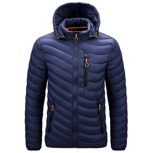 Chaqueta Acolchada Ligera con Capucha para Hombre, Resistente al Agua, Ultra Cálida, para Invierno y Actividades al Aire Libre - Product Image 2
