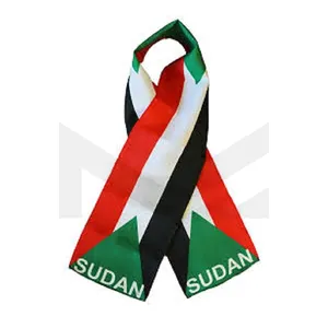 Drapeau de pays de Jordan, écharpe de Style tricoté léger imprimé, allemagne, australie, qatar, foulards de drapeau pour les Fans de l'équipe de Football - Product Image 1