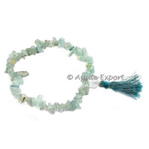 Bracelets de puissance à facettes en Howlite de perles de pierres précieuses élastiques faites à la main de 8mm - Product Image 2