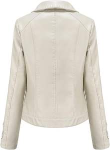 Nouvelle conception femmes vestes en cuir élégant montage imperméable hiver mode veste en cuir - Product Image 3