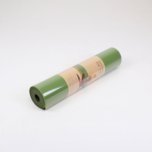 Tapis de yoga pliable double couche en suède antidérapant, idéal pour les voyages, 6 mm TPE, avec lignes de guidage, enroulable, 183 cm, avec sac de transport, commande en gros par l'<span class=keywords><strong>acteur</strong></span> - Product Image 2