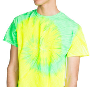 Venta al por mayor logotipo personalizado Tie Dye camiseta personalizada Tie Die Dyed Camiseta 100% algodón hecho - Product Image 4