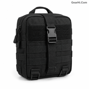 Pochette Médicale Robuste en Nylon Tendance Résistante à l'Eau, Organisateur Technique de Traumatismes, Poche MOLLE pour Soins aux Blessés, Trousse de Premiers Secours - Product Image 1