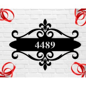 ชื่อครอบครัวส่วนบุคคลโมโนแกรมรูปลอกติดผนังตกแต่ง12x1ประกอบอลูมิเนียมสีดำขนาด2/24x24 - Product Image 3