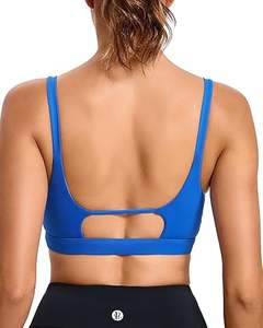Soutien-gorge de sport pour femme, nouveau style, logo personnalisé, meilleure qualité, respirant, simple, devant uni, vêtements de sport pour femme - Product Image 5