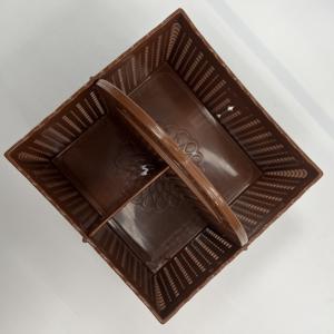 Cesta de almacenamiento de plástico PP duradera con asa Diseño ajustable de 3 compartimentos Conveniente para uso en la cocina Mercado global OEM ODM - Product Image 5