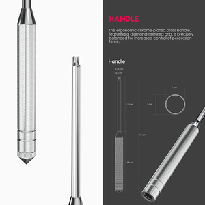 Marteau réflexe neurologique médical 5 en 1 Marteau neurologique de diagnostic de percussion médicale neurologique - Product Image 2