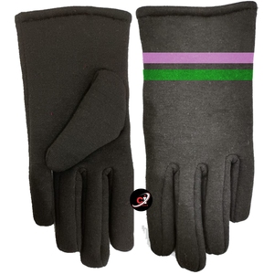 ถุงมือถักแบบนุ่มระบายอากาศได้ดีอัลฟาคาปาอัลฟาต้นทุนต่ำชุดทำงานแบบปลอดภัยสำหรับมือถุงมือลายทางยั่งยืนดีไซน์ตามสั่ง - Product Image 1