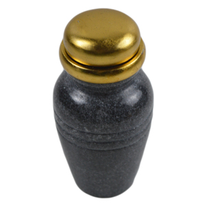 A Gold <b>Head</b> Design Memorial Urns Home Decor Design With Cremation Urns Is Finished in Natural Design - Product Image 1