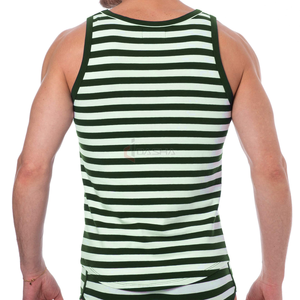 Hombres Tank Tops True US EU Tamaño Cómodo Gimnasio Fitness Culturismo Entrenamiento Rayas Sin mangas Singlet Camisas Fabricante - Product Image 2