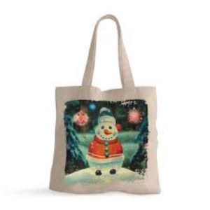 Vente en gros de sac fourre-tout de Noël personnalisé en laine fine tricoté pour enfants avec lettre rouge pour cadeau de bonbons EAU - Product Image 5