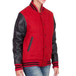 แจ็กเก็ตเลตเตอร์แมนสำหรับผู้หญิงเสื้อแจ็คเก็ตผ้าฝ้าย - Product Image 3