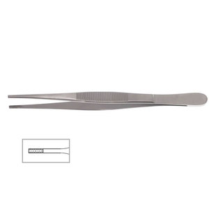 Özel Logo paslanmaz çelik doku diseksiyon forsepsi laparoskopik cerrahi yüksek kalite soyunma forseps Medic aletleri - Product Image 6