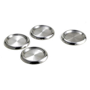 Juego de 6 Posavasos de Acero Inoxidable Estilo Rústico Ecológico - Product Image 3