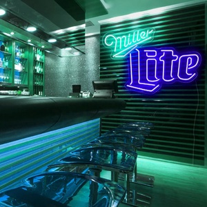 Beer Happy Bar Led neon sign Store Business logo design LED branding Light up Sign para la decoración de la pared de la tienda - Product Image 6