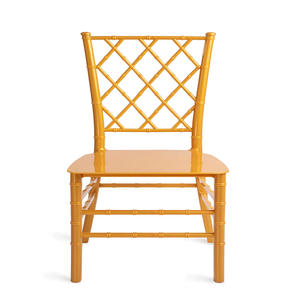 2025 chaises de mariage en or de luxe modernes respectueux de l'environnement personnalisé intérieur/extérieur empilable en plastique Banquet sièges hôtels faits - Product Image 2