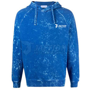 Sudaderas con capucha de manga larga de alta calidad para hombre Basics Acid Wash con estampado de logotipo personalizado para hombre Basics Acid Wash Hoodies - Product Image 1