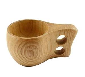 Taza de cerveza de madera Natural 100% hecha a mano, diseño Vintage para Barware, mesa, capacidad de 300ml/500ml para café, cerveza, Mango para beber - Product Image 6