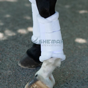 Botas de caballo amortiguadoras para seguridad de tendones y fetlock perfectas para entrenamiento de equitación y salto personalizadas en Pakistán - Product Image 5