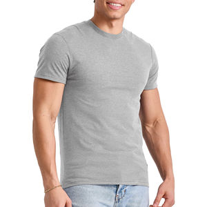 Camiseta de Algodón Extra Grande de Estilo Vintage Lavada, Informal, de Moda Urbana, Corte Holgado para Hombre - Product Image 3