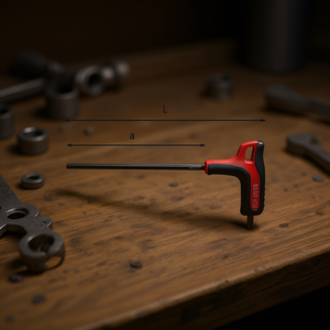 Llaves hexagonales anguladas USAG con mango, medidas en pulgadas - Product Image 3