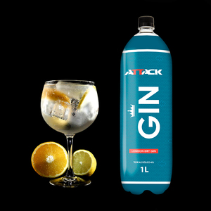 Ginebra de Caña de Azúcar Destilada Brasileña Attiva, Económica, 1L, 40% ABV, Bebidas Listas para Beber, Cócteles, Botella de Plástico Transparente, Aroma Delicado - Product Image 3