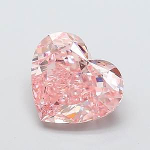 Diamante Rosa Intenso de Laboratorio, Corte Corazón, 3.01ct, VS1 - Product Image 1