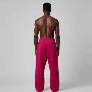 Pantalones Casuales de Alta Calidad, de Poliéster/Algodón, Estilo Francés, Holgados, de Pierna Ancha, Desgastados, Resistentes y Transpirables - Product Image 3