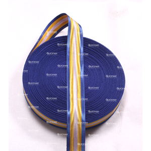 ริบบิ้นเหรียญรางวัลสำหรับพิธีการเหรียญทำจากผ้าสีฟ้าและสีขาวเหลืองสั่งทำได้ - Product Image 3