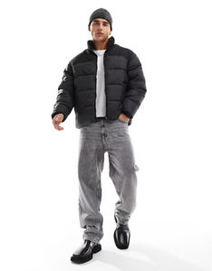 Chaqueta acolchada de alta calidad para hombre, chaqueta acolchada de pato para senderismo de invierno gruesa cálida con logotipo personalizado y cuello levantado - Product Image 4