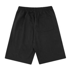 Pantalones Cortos Deportivos de Verano para Hombre, Estilo Jogger, de Felpa Francesa, Casuales, Lisos, Negros, de Nailon/Algodón, Personalizados OEM - Product Image 2
