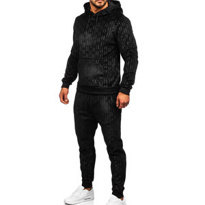 Conjunto Deportivo Premium de Dos Piezas para Hombre, Sudadera con Capucha y Pantalones Jogger, Felpa Gruesa, Personalizado, de Fábrica - Product Image 6