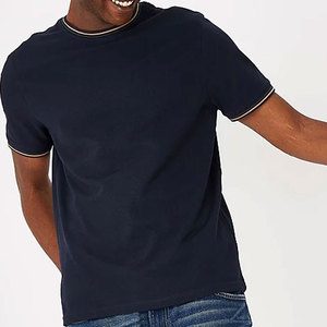 Haus เสื้อทีเชิ้ตดีไซน์เนอร์ผู้ชายแขนสั้นผ้าคอตตอน100% ปักลายเสือดาวมีหลายสีแบบอุตสาหกรรม - Product Image 3