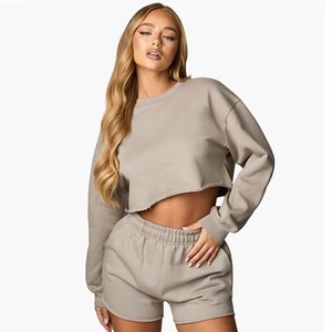 Great Quality OEM Custom <b>Plus</b> <b>Size</b> Eco-Friendly Plaid High Street Tracksuits Soft French Terry Cotton Polyester Regular Fit Set - Product Image 4